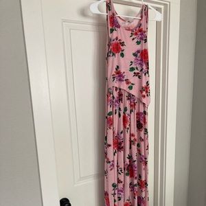 Latched Mama Crepe Garden Boardwalk Maxi